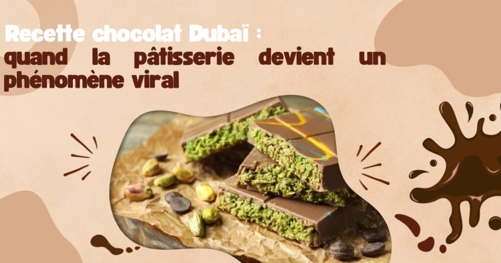 recette chocolat Dubaï