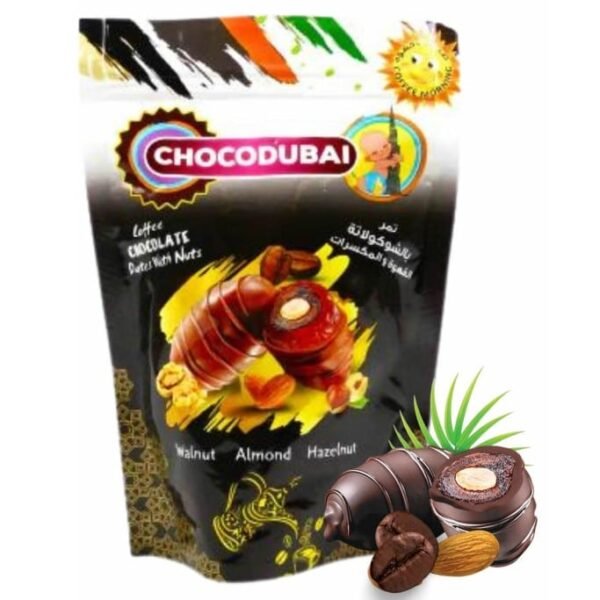 dattes chocolat noir noix et amandes