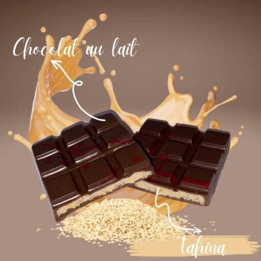 tablette de chocolat Dubaï tahina